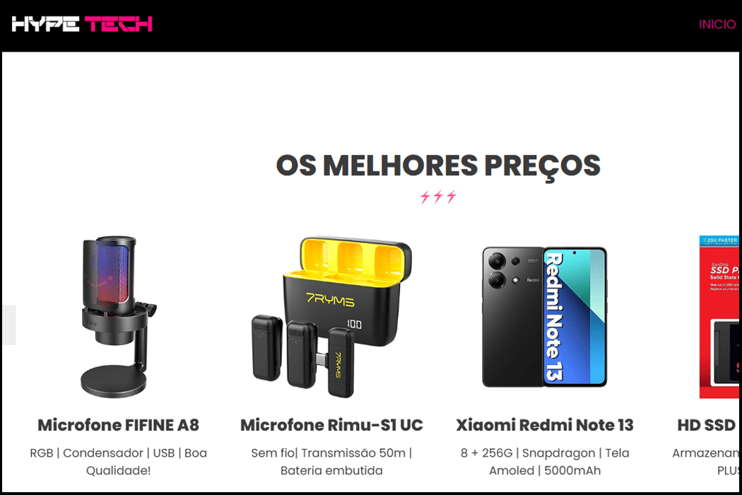 Projeto pessoal, Construido com HTML, CSS e JavaScript