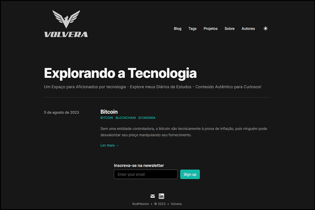 Projeto de Blog Pessoal com Next.js e MDX